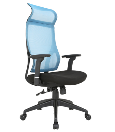 HC-906B Blue High Back Black Frame Tilting Mechanismoffice Chair
