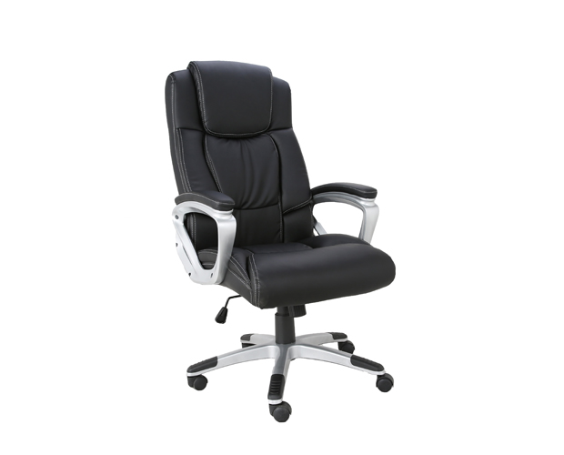 HC-2503 Black Leather Office Chair