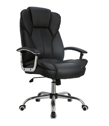 HC-57B Black Leather Office Chair