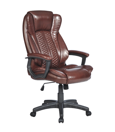 HC-2582 Brown Leather Office Chair