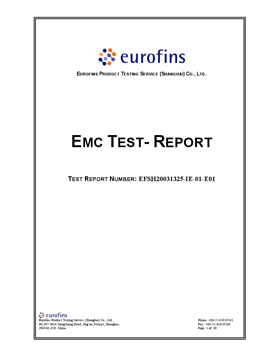 Certificates for CE Standards