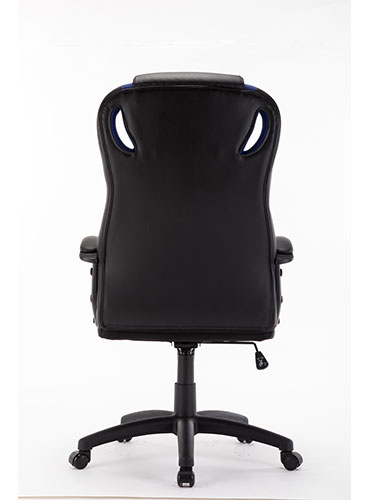 Black Leather Ergonomic Office Chair