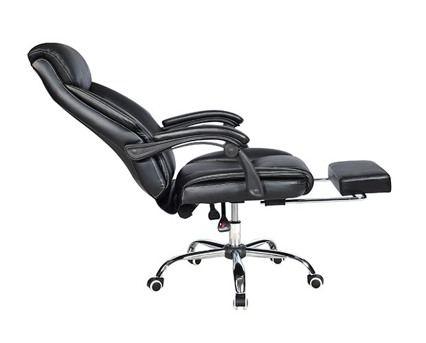 reclining office chair with laptop tray