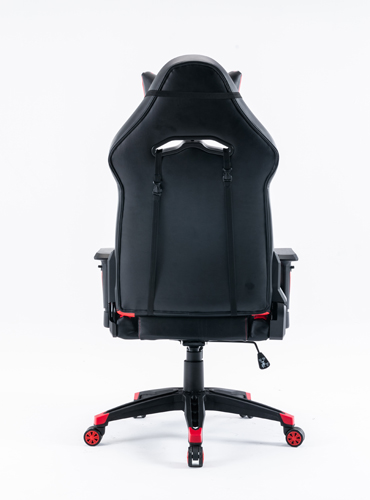 red leather gaming chair