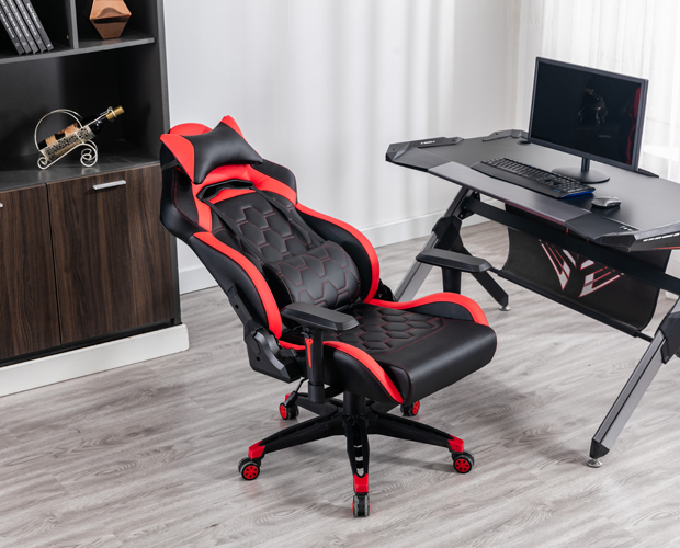 Gaming Chair Red And White