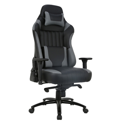 Black Pu Leather Eronomic Gaming Chair