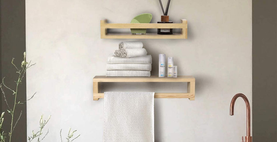 Are wooden wall shelves living room Better？