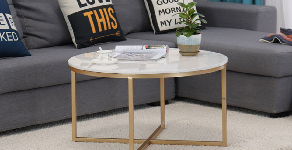 Features Of white round coffee table