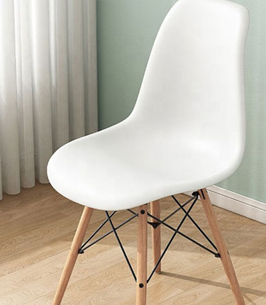 Brown Plastic Dining Chair