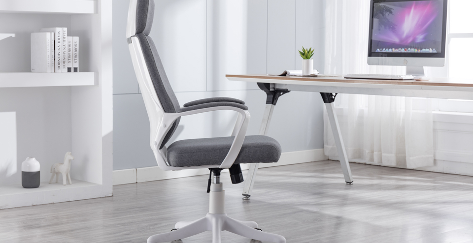 Are Grey high back linen fabric office chairs Better？