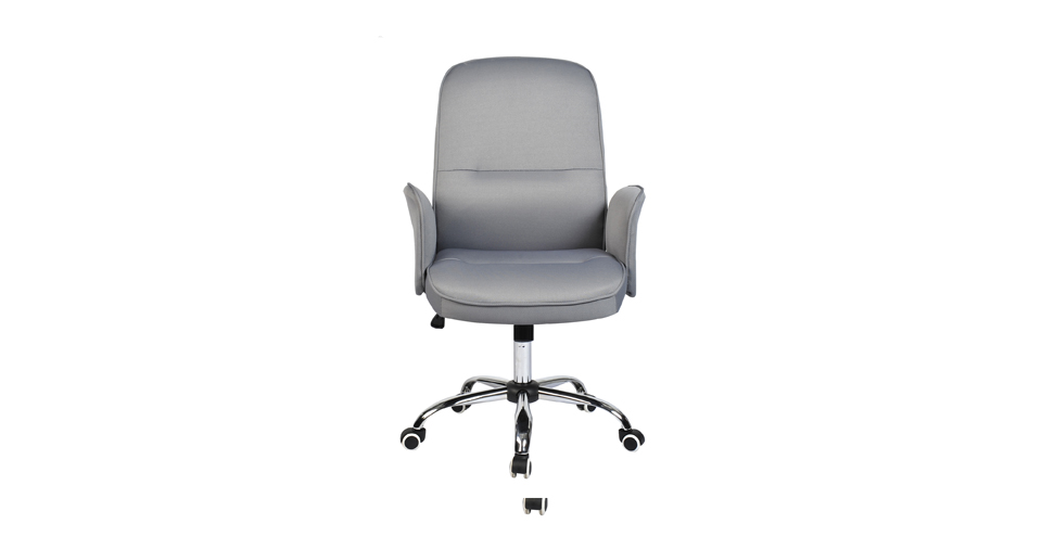 Features Of Gray  fabric office chairs