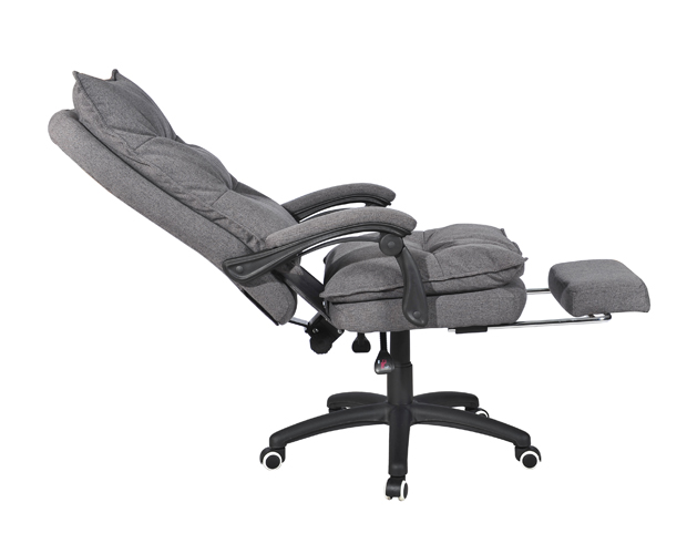 HC-2507 Gray Linen Fabric Office Chair