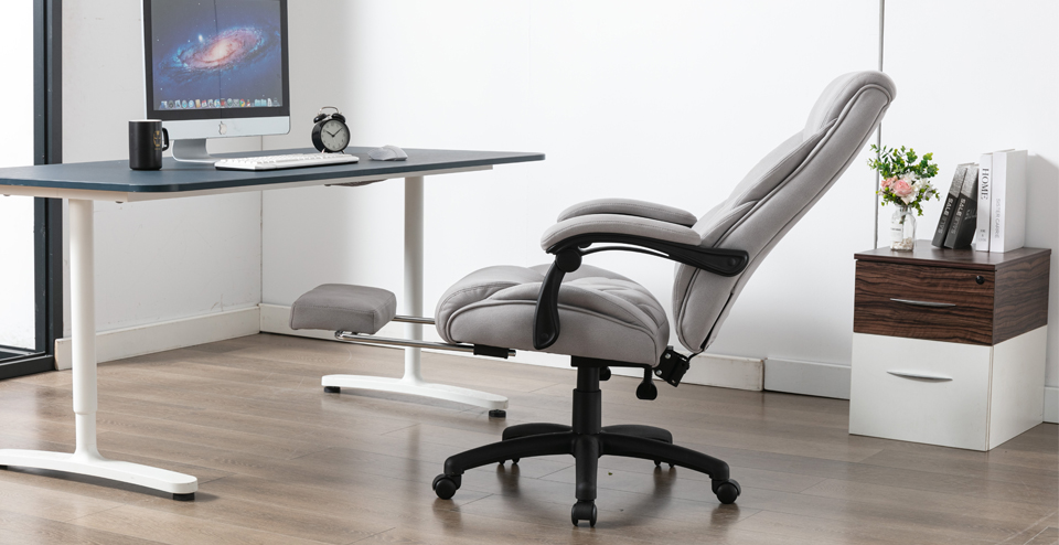 Are Grey high back flannel fabric office chairs Better？