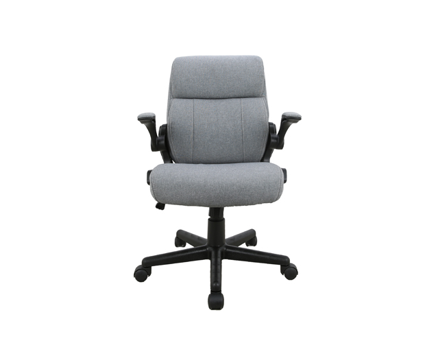 HC-OG-018 Grey Linen Fabric Student Office Chair