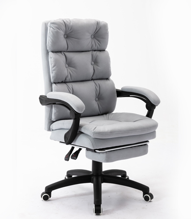 HC-2648 Grey High Back Flannel Fabric Office Chair