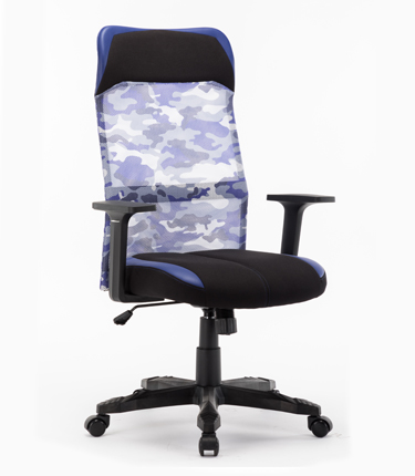 HC-139C Blue Mesh Black Frame  Office Chair