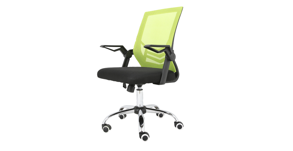 Features Of Green mesh black frame office chairs