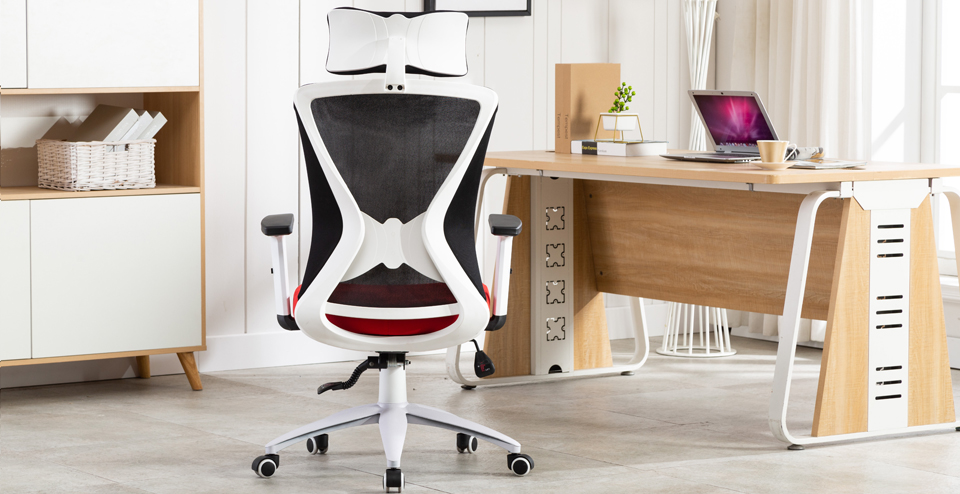 Features Of Grey mesh butterfly backrest office chairs