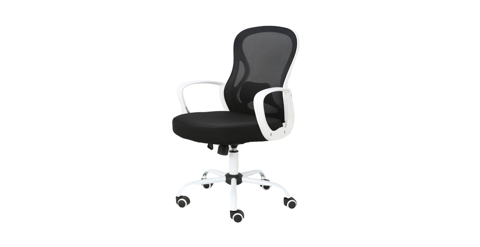 Features Of Black mesh staff office chairs
