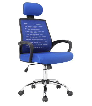 HC-1153 Black Frame Grey Mesh Office Chair