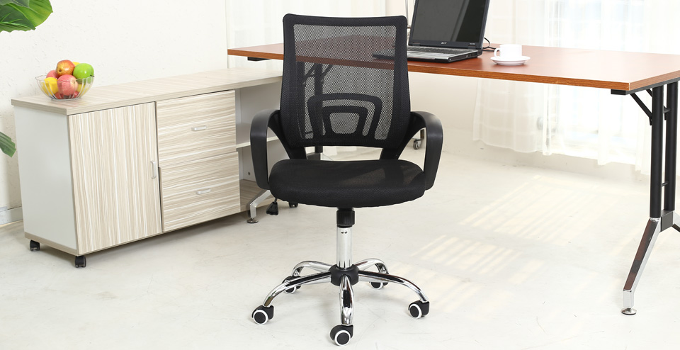 Features Ofswivel mesh computer visitor office chairs