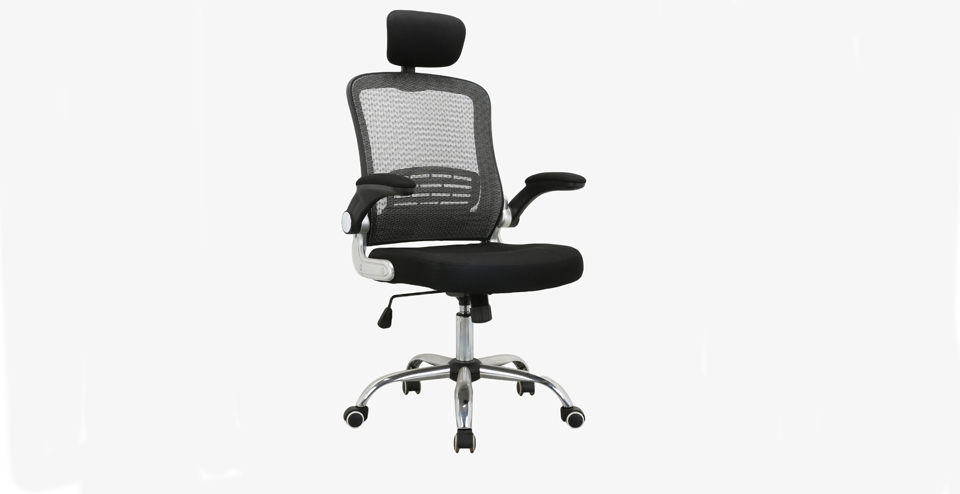 Features Of Black plastic frame metal base office chairs