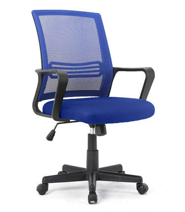 HC-2249 Modern Swivel Mesh Mid-back Black Office Chair