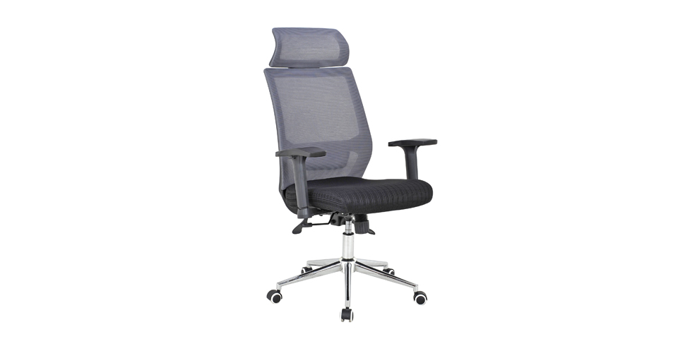 Features Of High back black mesh office chairs