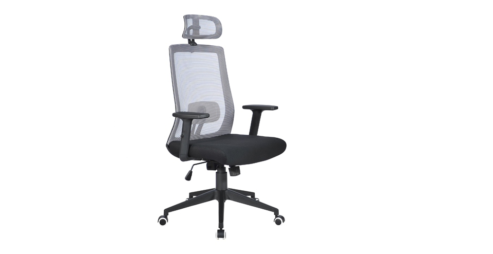 Features Of High back black mesh office chairs