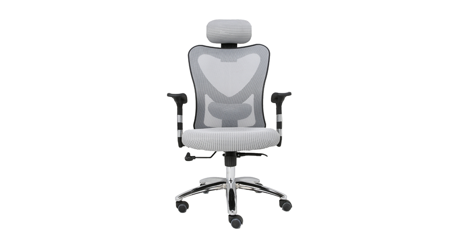 Features Of Grey mesh tilting mechanism office chairs