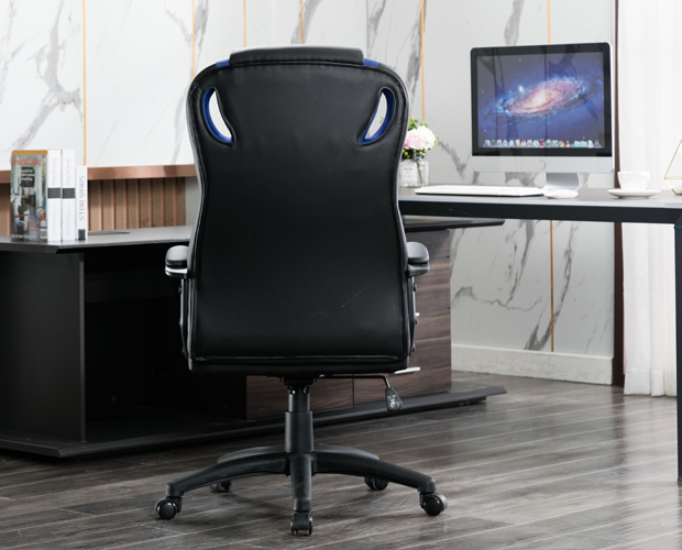 HC-5H13 Black Leather Office Chair