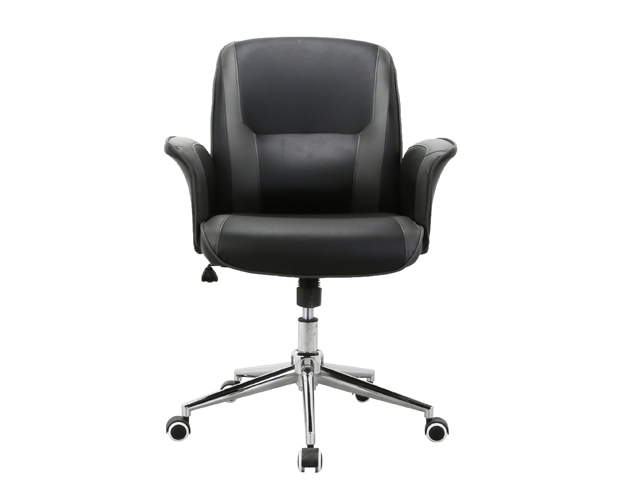 HC-015 Black Leather Office Chair