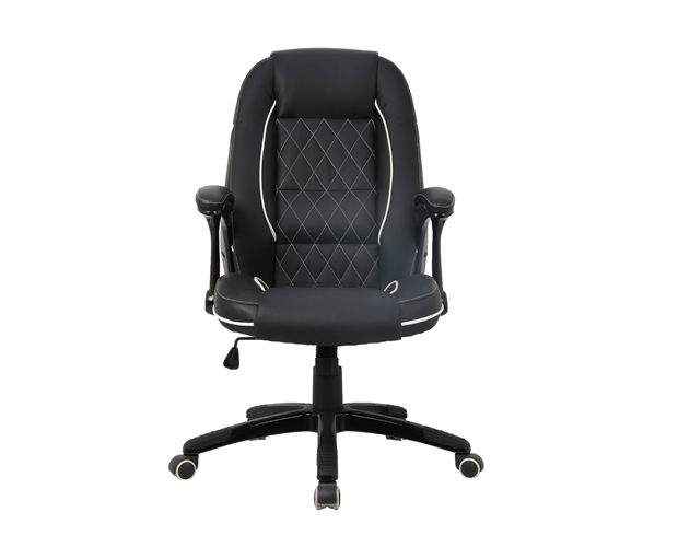 HC-1082 Black Leather Office Chair