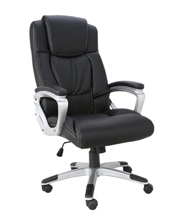 HC-2503 Black Leather Office Chair