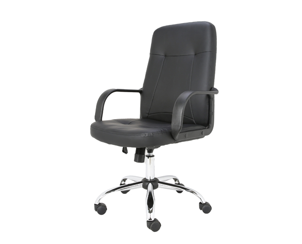 HC-2535 Black Leather Office Chair