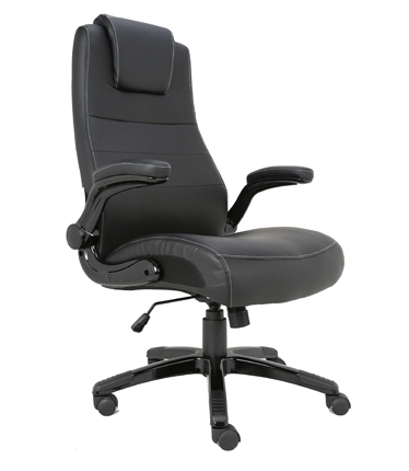 HC-2539 Black Leather Office Chair