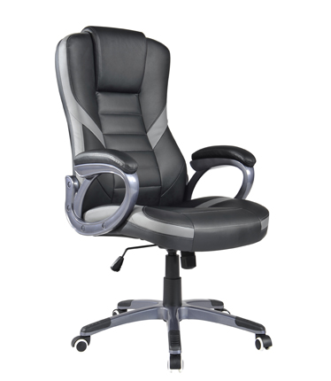 HC-2562 Black Leather Office Chair