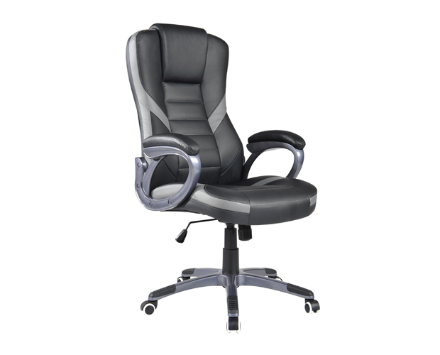 HC-2562 Black Leather Office Chair