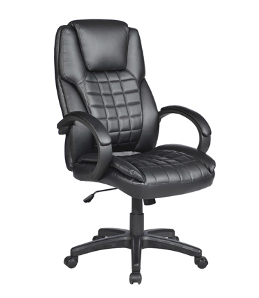 HC-2583 Black Leather Office Chair