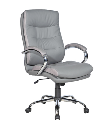 HC-2599 Black And Gray Leather Office Chair