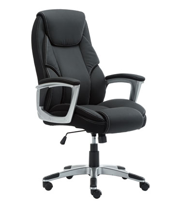 HC-2623 Black Leather Office Chair