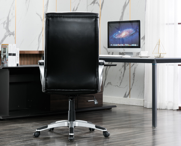 HC-2629 Black Leather Office Chair