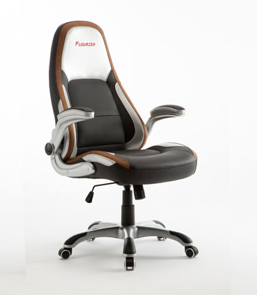 HC-2631 Black Leather Office Chair