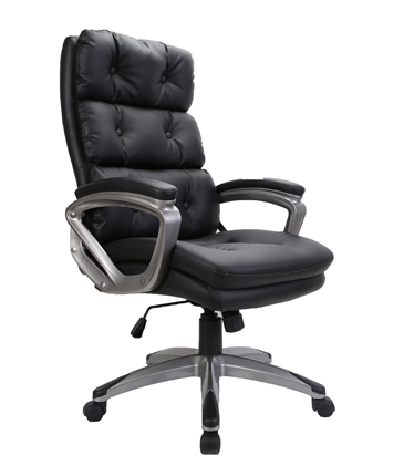 HC-2644 Black Leather Office Chair