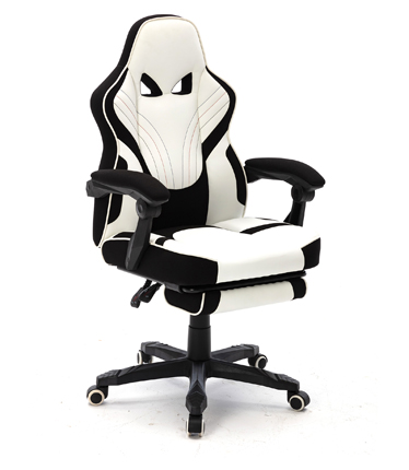 HC-2651 Black And White Leather Office Chair