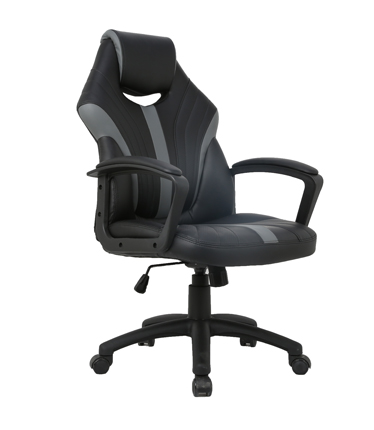 HC-2686 Black Leather Office Chair