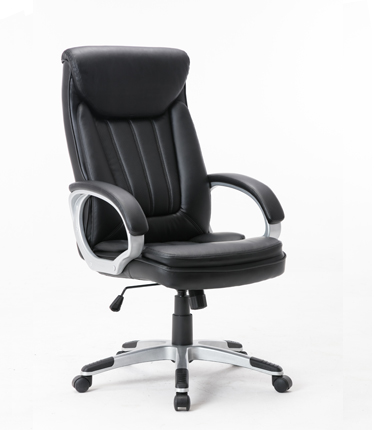 HC-4010 Black Leather Office Chair