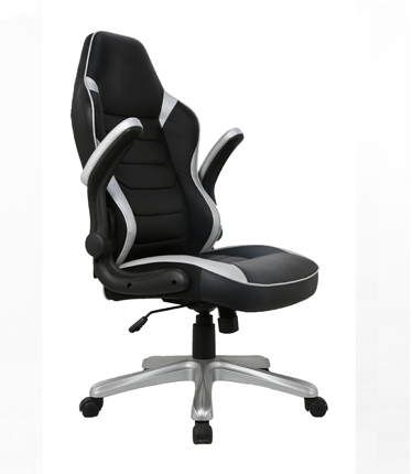 HC-4015 Black Leather Office Chair
