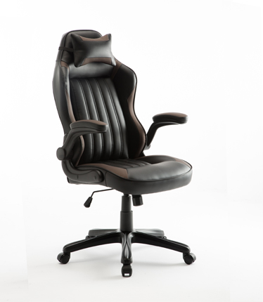 HC-4016 Black Leather Office Chair