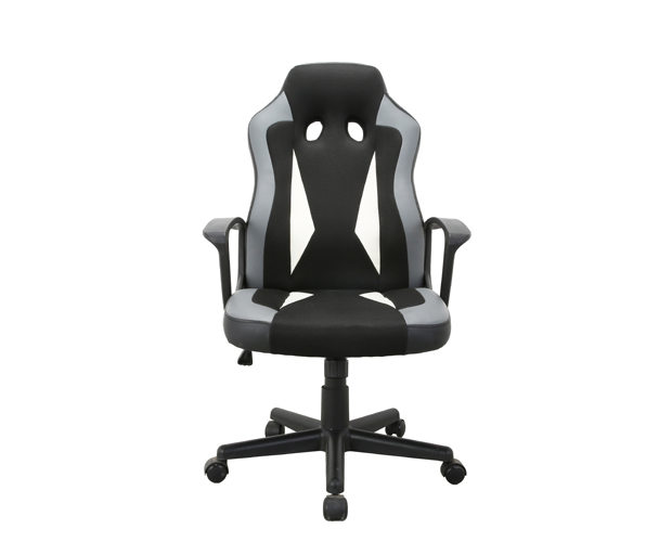 HC-4021 Black Leather Office Chair